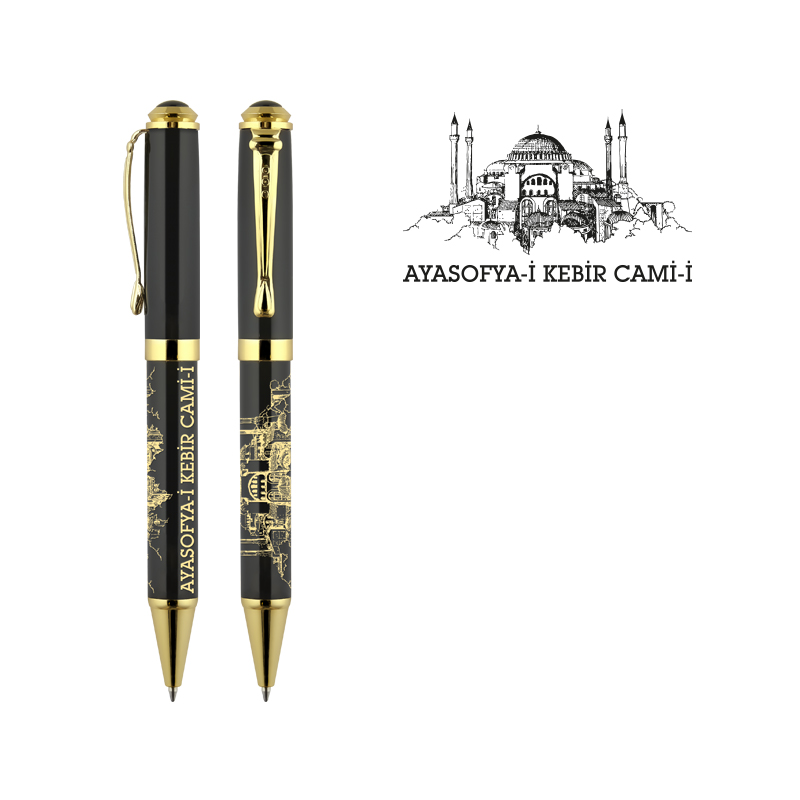  Ata Kabartma Figürlü MetaTükenmez Kalem Ayasofya