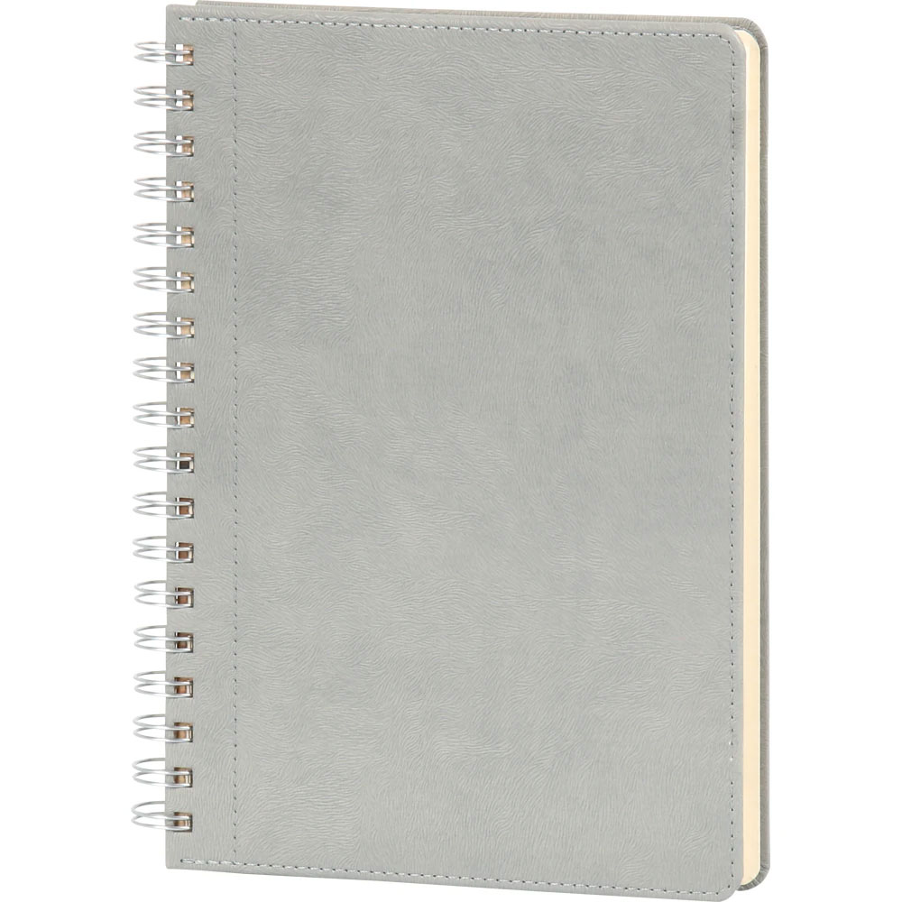 Bağcılar-20x28-K Spiralli Tarihsiz Defter Gri