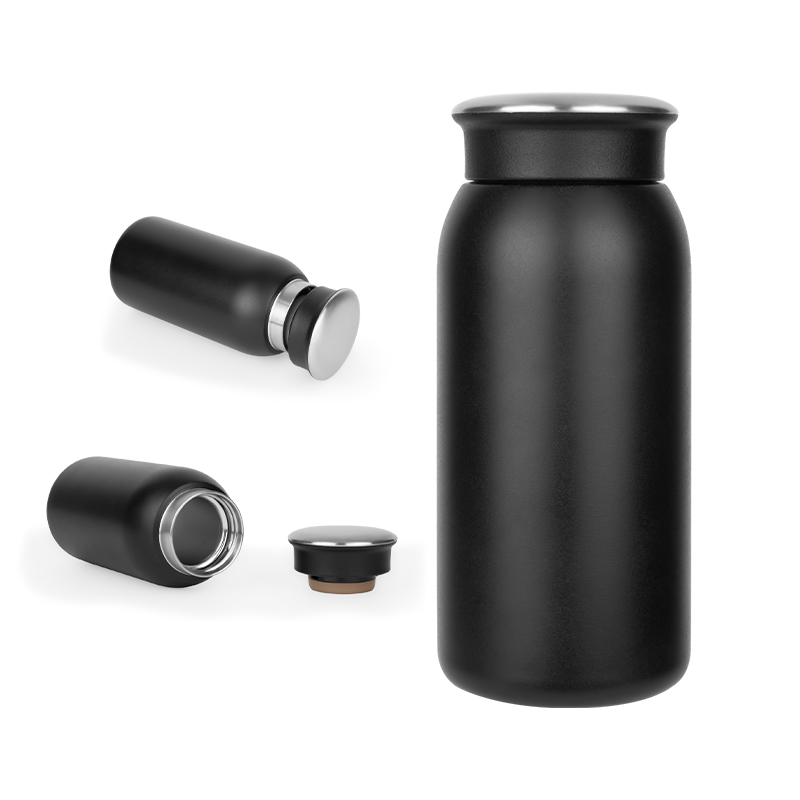  Siyah Çelik Termos / 350 ml