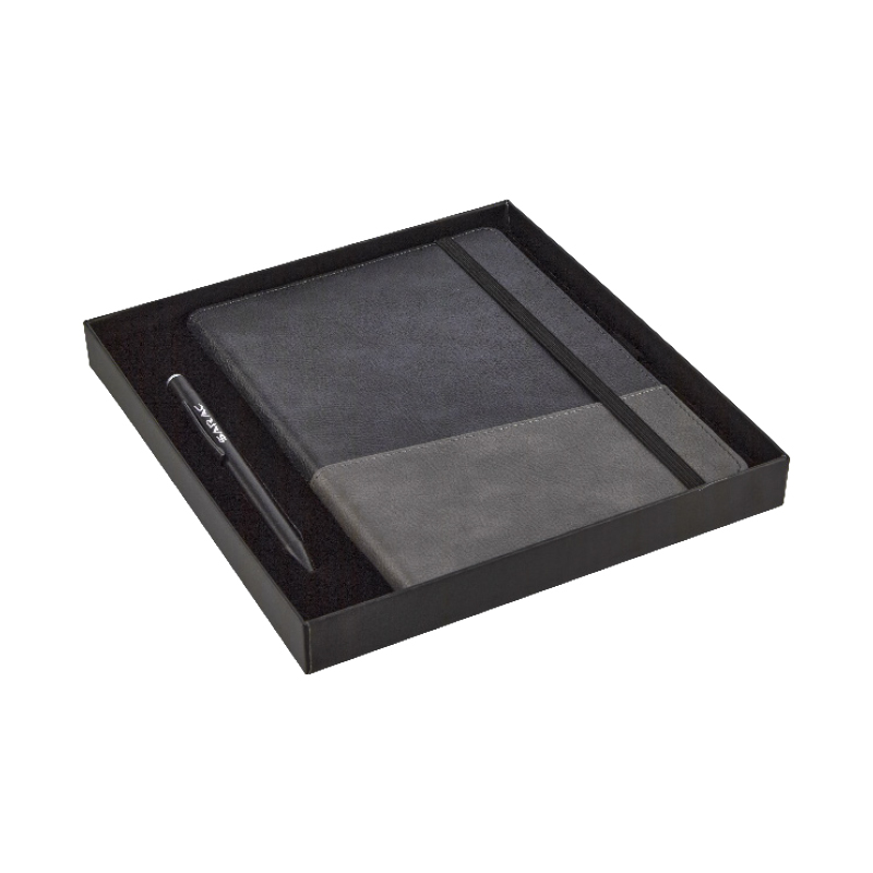  Kırmızı Defte& Kalem Set Siyah