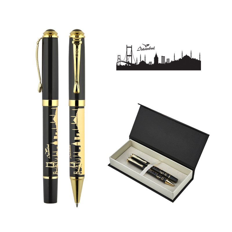  Ata Kabartma Figürlü MetaRolle& Tükenmez Kalem Seti İstanbul