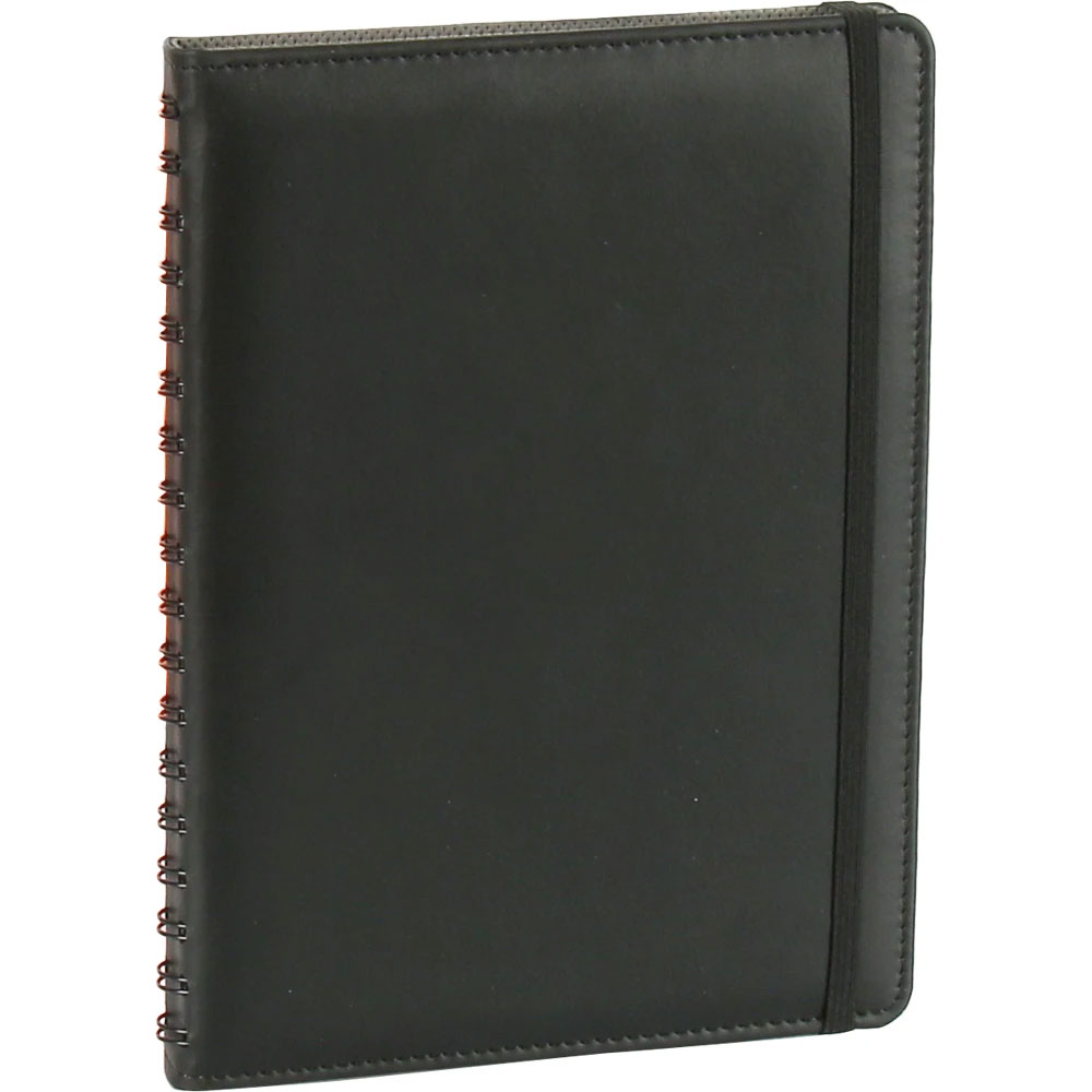 Gizli Spiralli Ajanda Kapağı Siyah