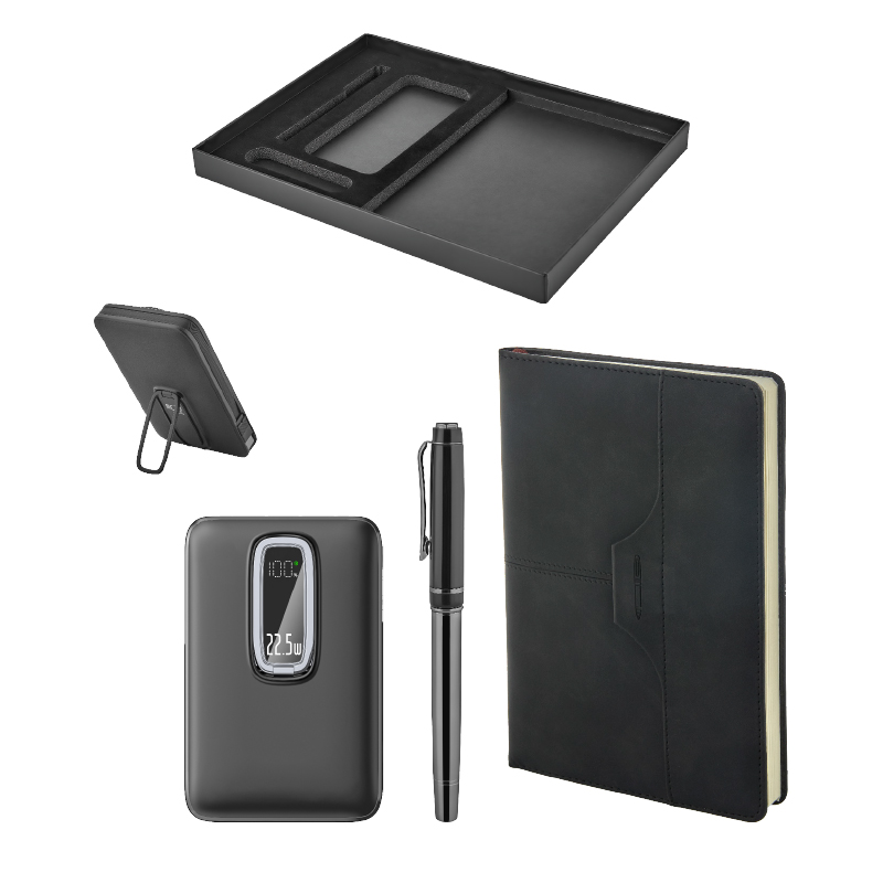  Siyah Kalem & Defte& Powerbank Set