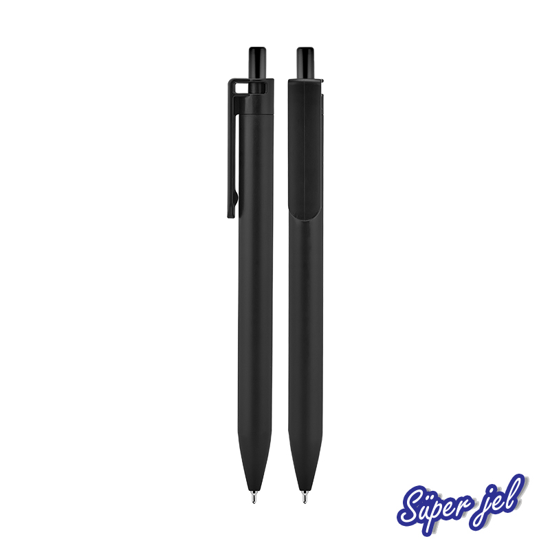  Beyaz Plastik SüpeJeRefiKalem Siyah