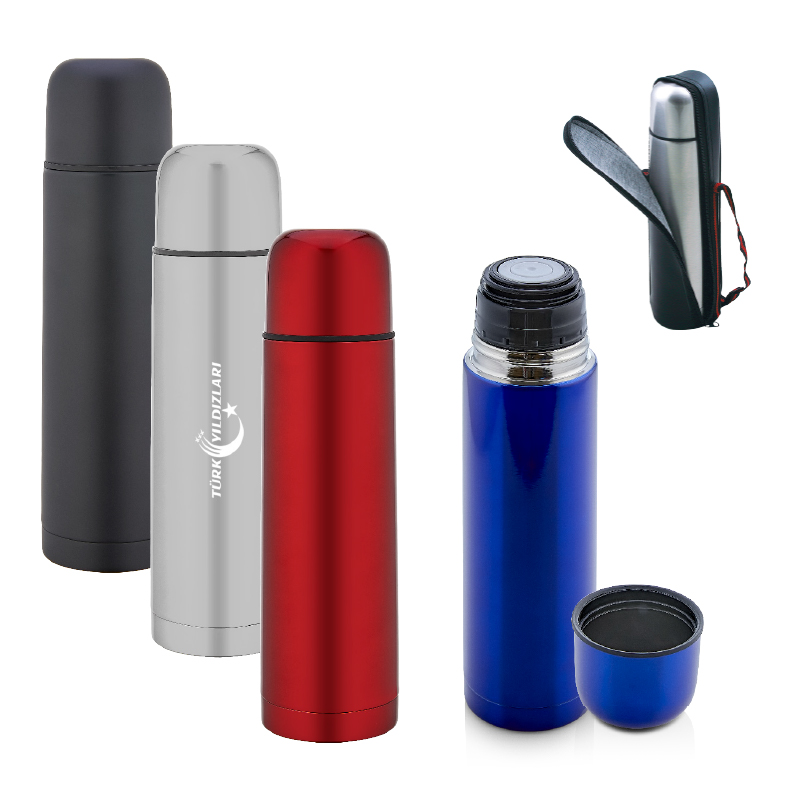  Kırmızı Çelik Termos / 500 ml