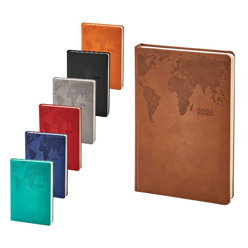  Gri Termo Deri̇ Tarihli Ajanda (Holmen Ki̇tap Kağıdı)