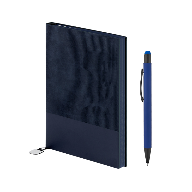  Füme Defte& Kalem Set Mavi