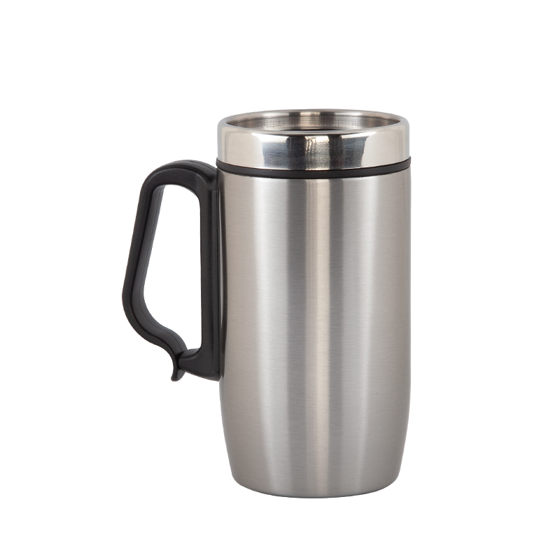  Beyaz Çelik Kupa / 240 ml Krom