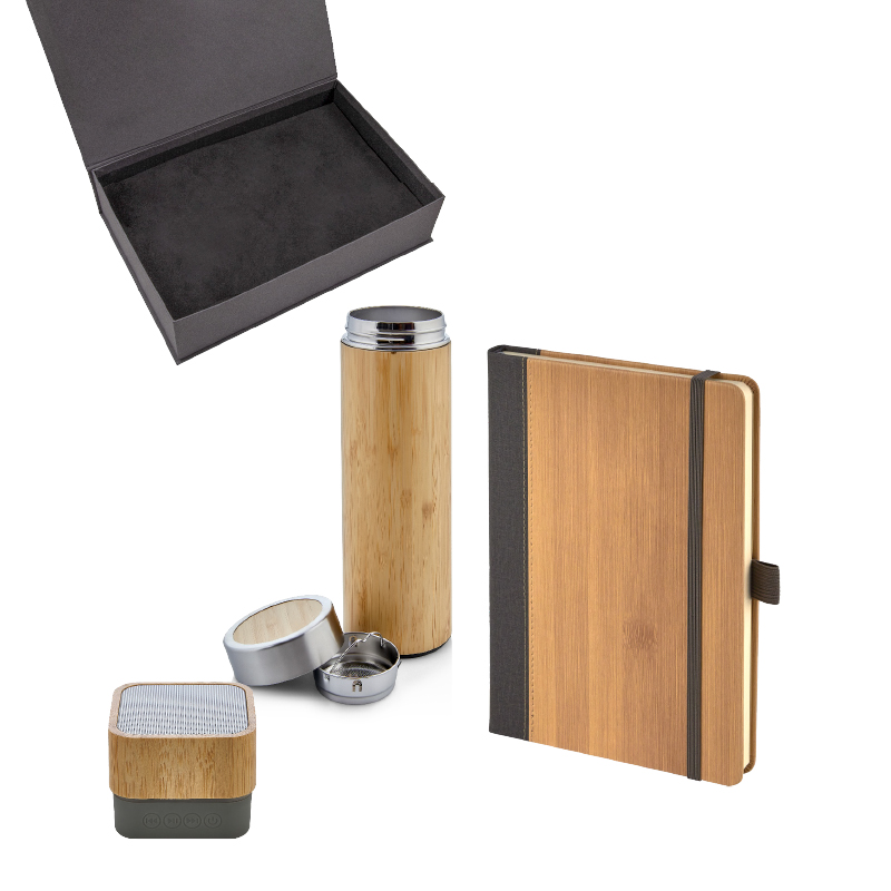 Bambu Defte& Hoparlö& Termos Set