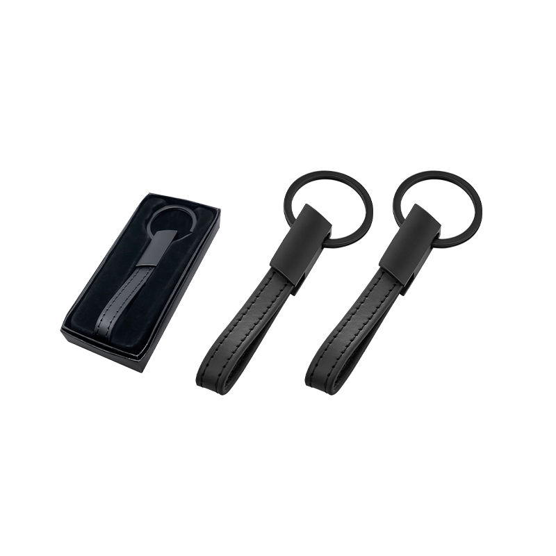  Silve- Siyah Çift Taraflı MetaAnahtarlık Siyah