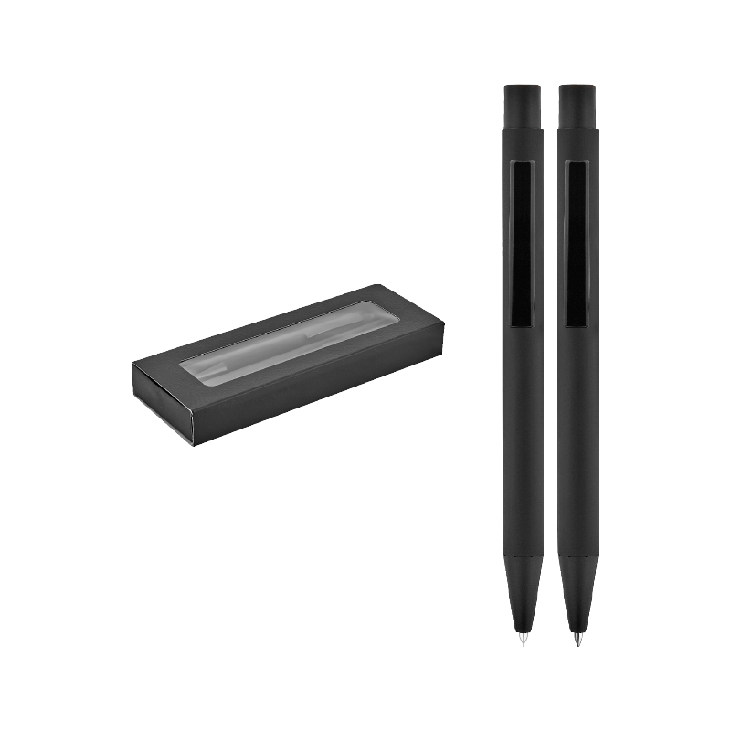  Gri 0.7 Kurşun & Tükenmez Kalem Seti Siyah
