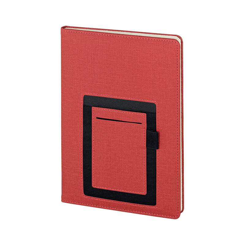  Gri 15 x 21 Termo Deri̇ Defte(Holmen Ki̇tap Kağıdı) Kırmızı