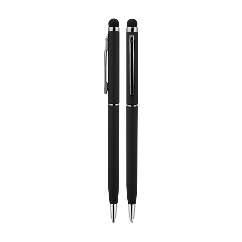  Beyaz MetaTükenmez Touchpen Kalem Siyah