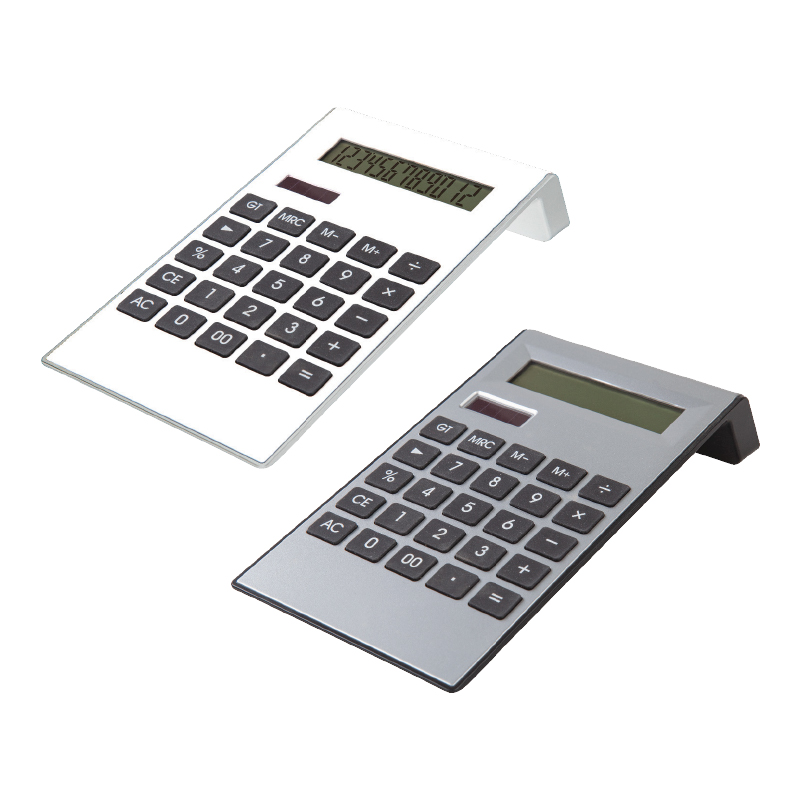  Beyaz 12 Haneli Hesap Makinesi