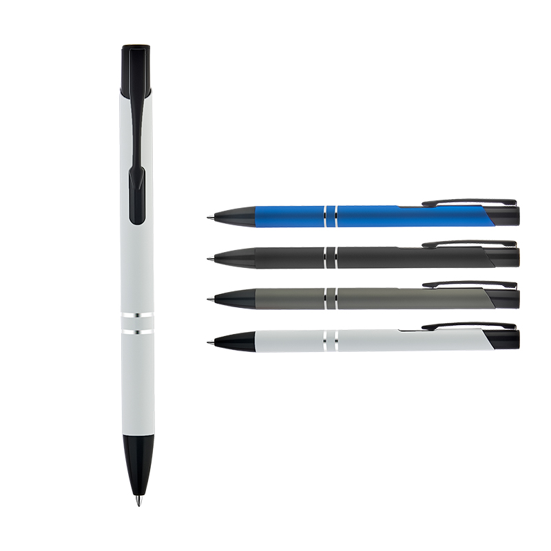  Beyaz MetalTükenmez Kalem