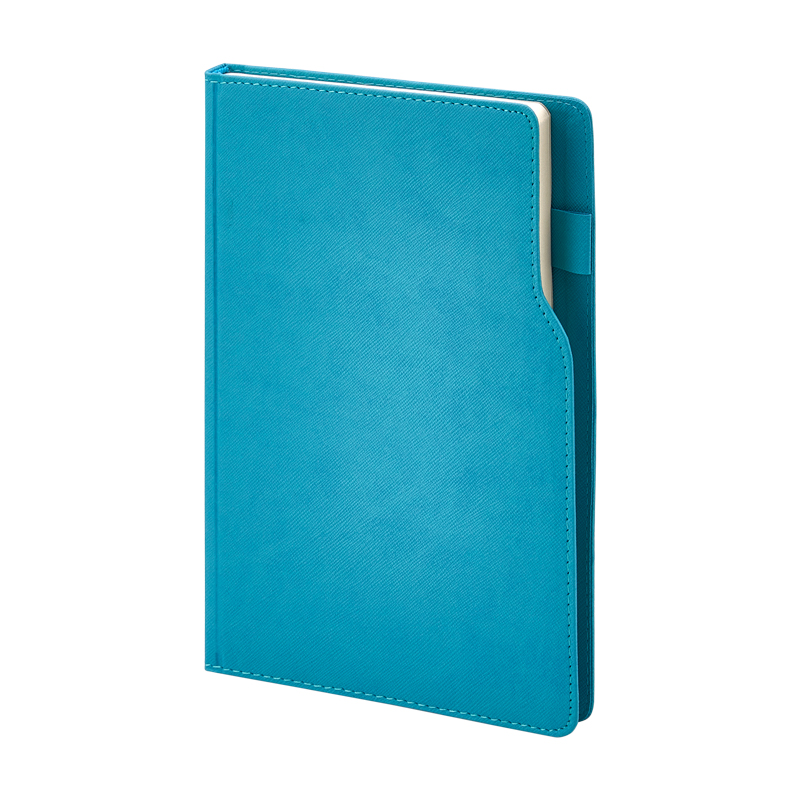  Kırmızı Termo Deri̇ Tarihli Ajanda (Ivory Kağıt) Turkuaz