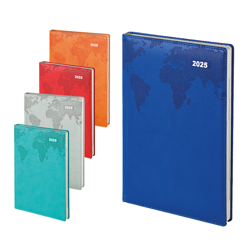  Gri Termo Deri̇ Tarihli Ajanda (Ivory Kağıt)