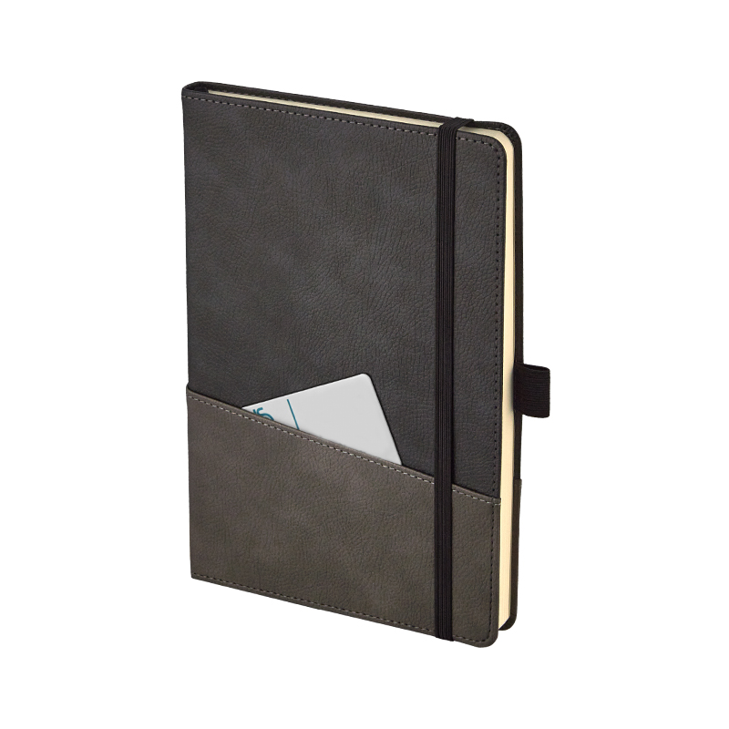  Gri 15 x 21 Termo Deri̇ Defter Siyah