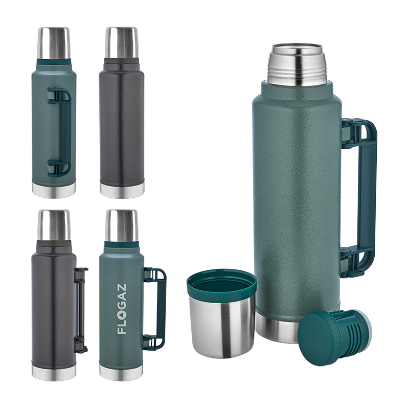  Siyah Çelik Termos / 1450 ml