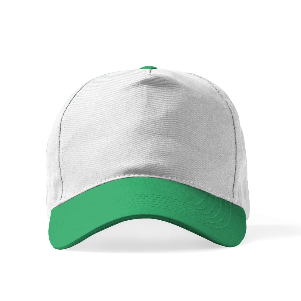  İthaPolyesteŞapka Beyaz - Yeşil