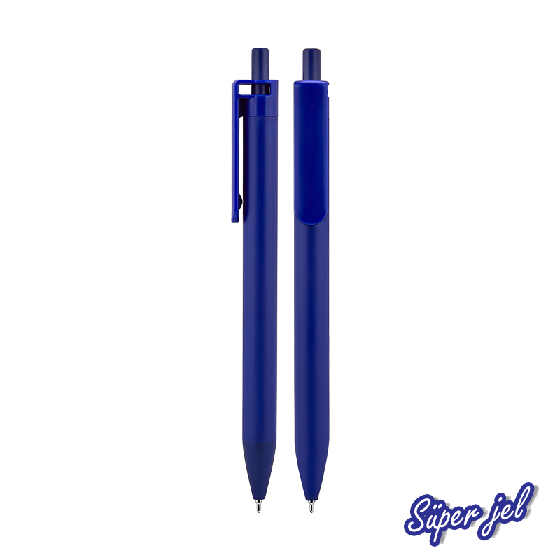 Beyaz Plastik SüpeJeRefiKalem Lacivert