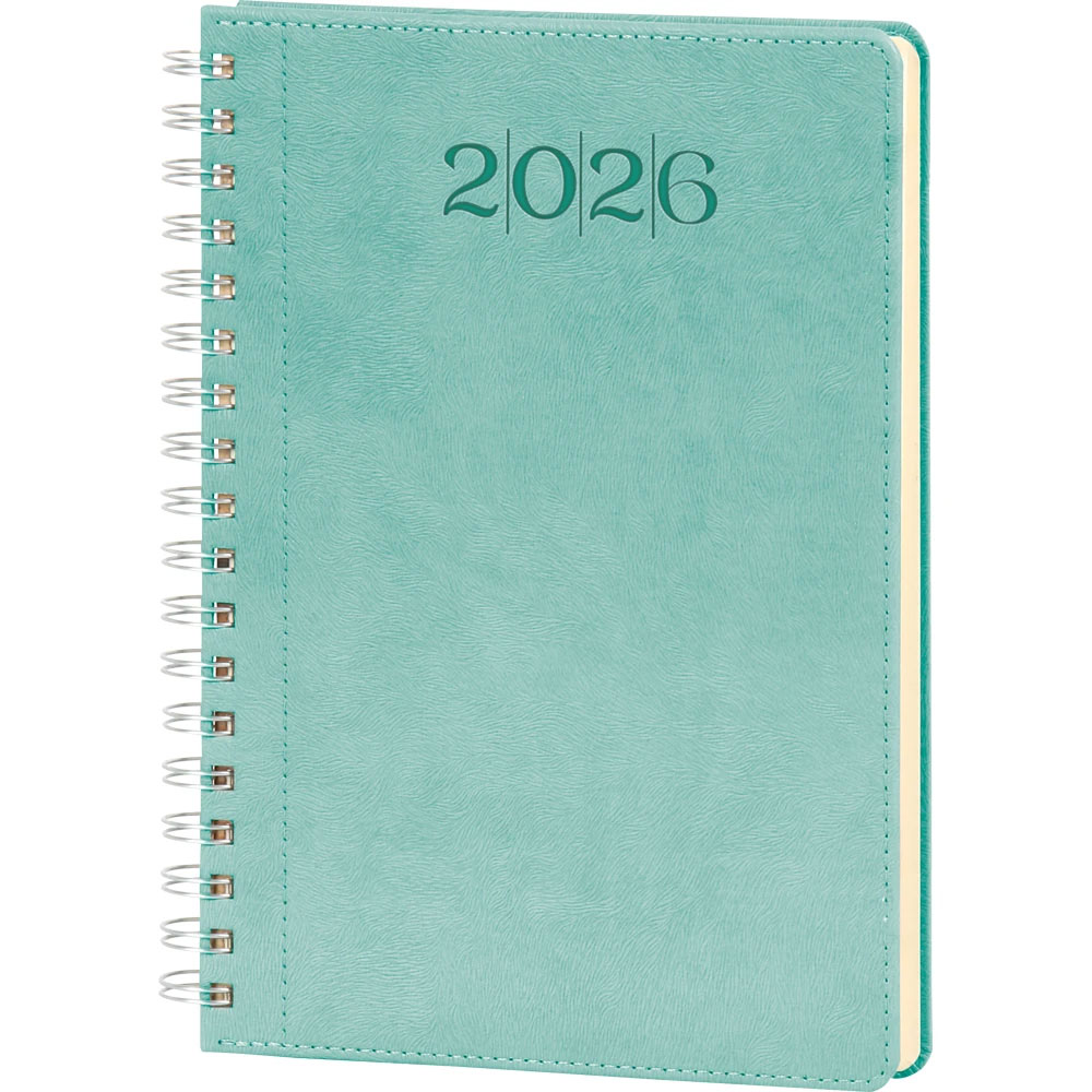 Spiralli Haftalık Ajanda Turkuaz
