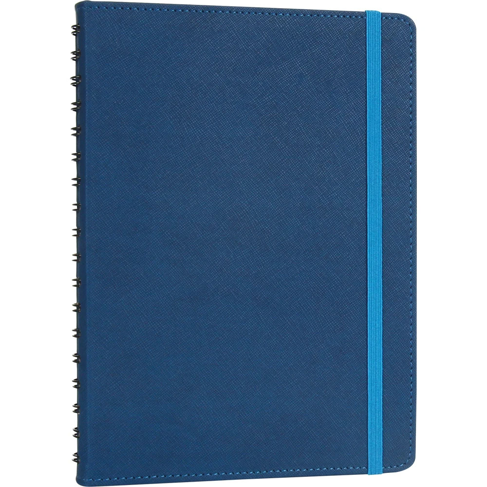  Gizli Spiralli Ajanda Kapağı Lacivert