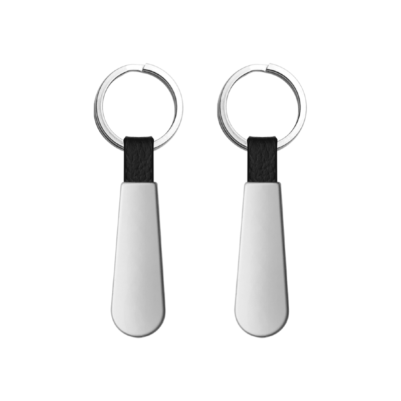  Krom Çift Taraflı MetaSuni̇ Deri̇ Anahtarlık